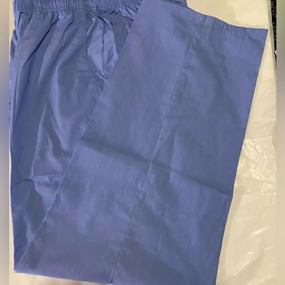 🔥Carols Scrubs Ladies Teal Blue Green  Bottom only Size Large Drawstring… - Picture 8 of 10